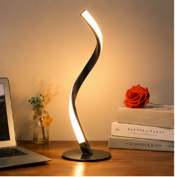 Sleek Spiral Lamp