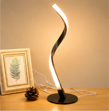 Sleek Spiral Lamp