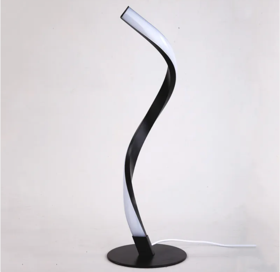 Sleek Spiral Lamp